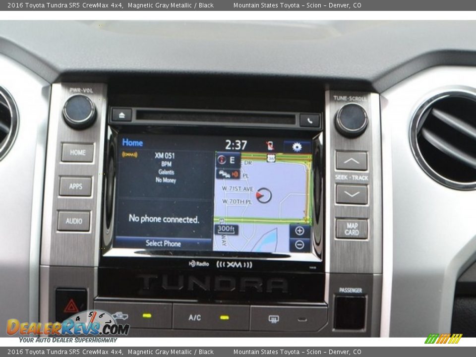 2016 Toyota Tundra SR5 CrewMax 4x4 Magnetic Gray Metallic / Black Photo #6
