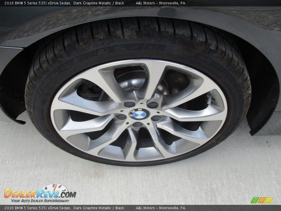 2016 BMW 5 Series 535i xDrive Sedan Dark Graphite Metallic / Black Photo #3