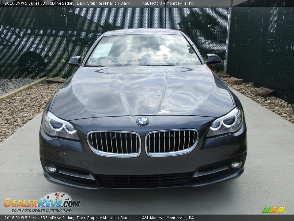 2016 BMW 5 Series 535i xDrive Sedan Dark Graphite Metallic / Black Photo #6