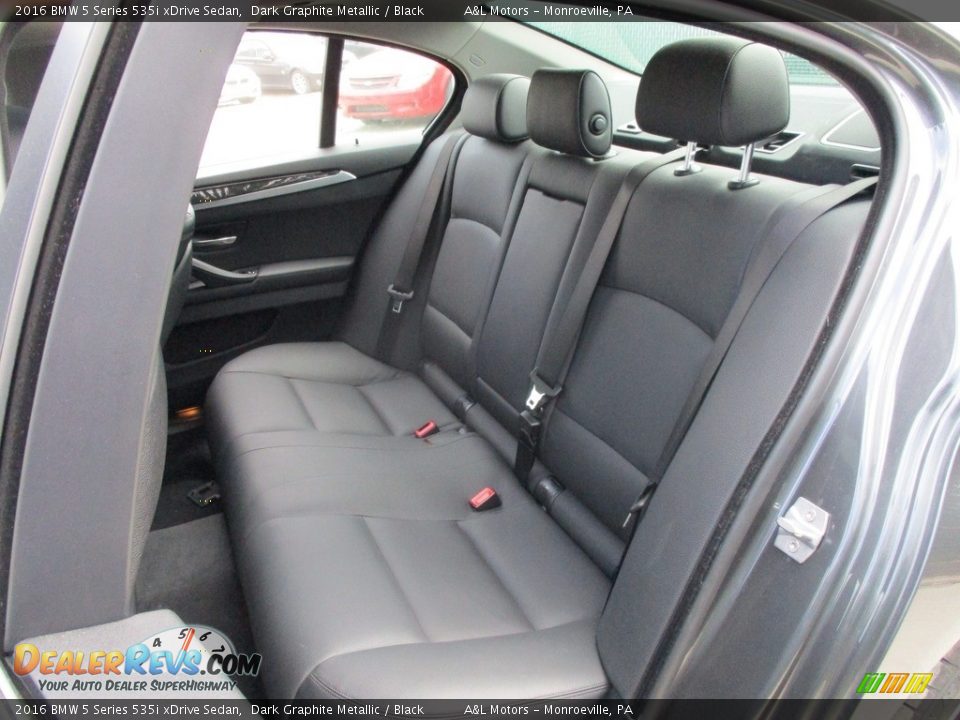 2016 BMW 5 Series 535i xDrive Sedan Dark Graphite Metallic / Black Photo #13