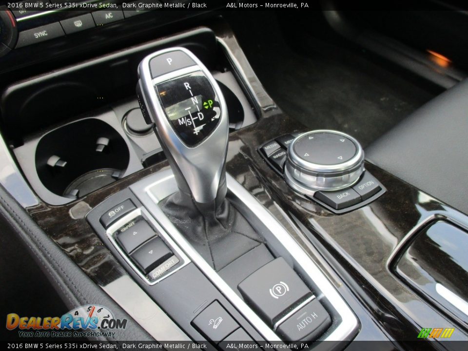 2016 BMW 5 Series 535i xDrive Sedan Dark Graphite Metallic / Black Photo #15