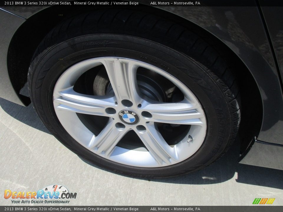 2013 BMW 3 Series 320i xDrive Sedan Mineral Grey Metallic / Venetian Beige Photo #3
