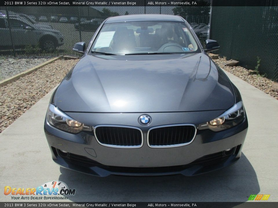 2013 BMW 3 Series 320i xDrive Sedan Mineral Grey Metallic / Venetian Beige Photo #6