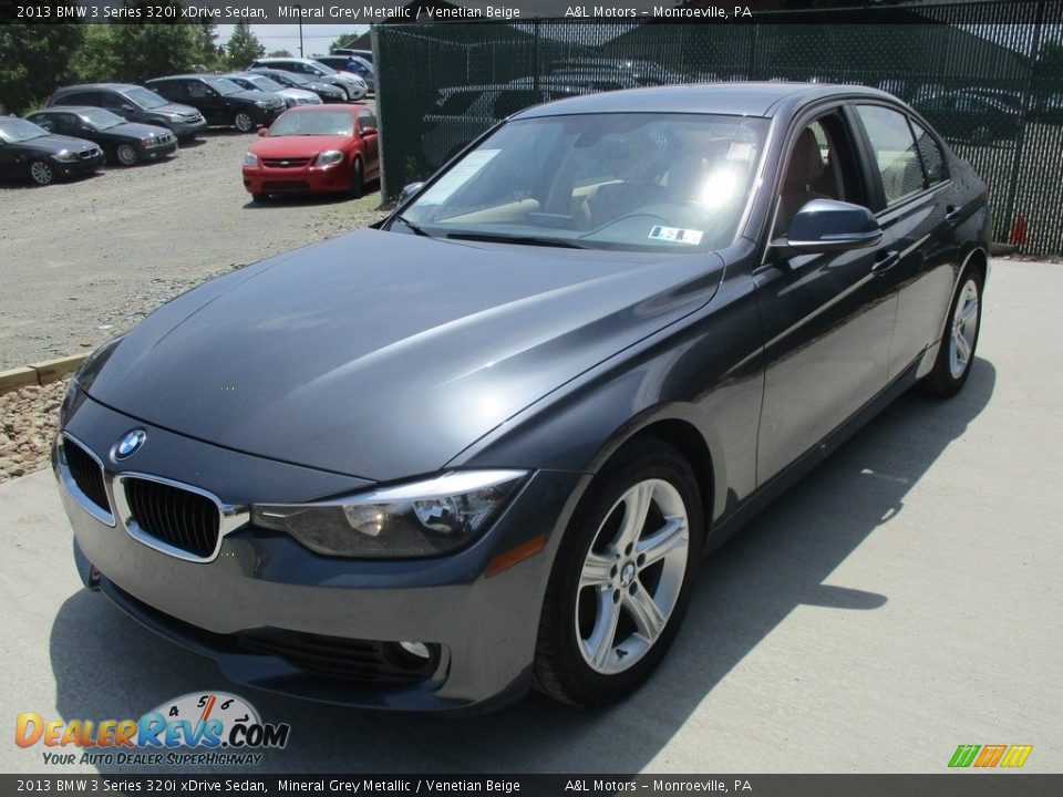 2013 BMW 3 Series 320i xDrive Sedan Mineral Grey Metallic / Venetian Beige Photo #7