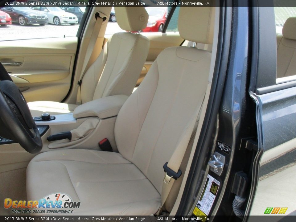 2013 BMW 3 Series 320i xDrive Sedan Mineral Grey Metallic / Venetian Beige Photo #12