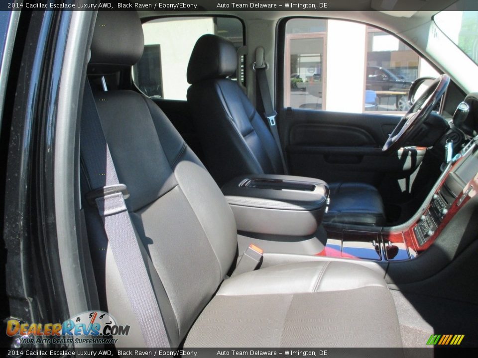 2014 Cadillac Escalade Luxury AWD Black Raven / Ebony/Ebony Photo #13