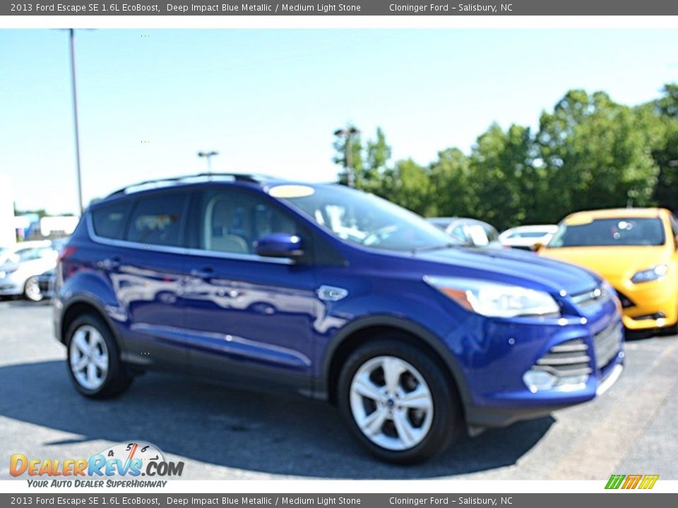 2013 Ford Escape SE 1.6L EcoBoost Deep Impact Blue Metallic / Medium Light Stone Photo #1