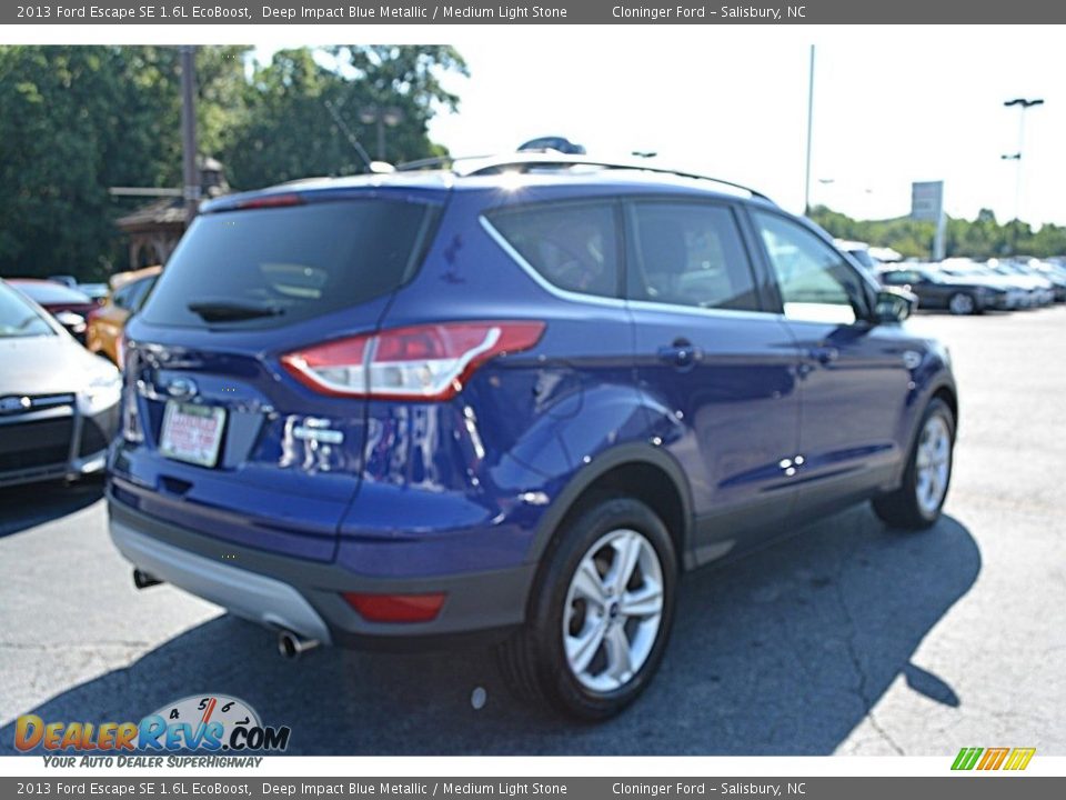 2013 Ford Escape SE 1.6L EcoBoost Deep Impact Blue Metallic / Medium Light Stone Photo #3