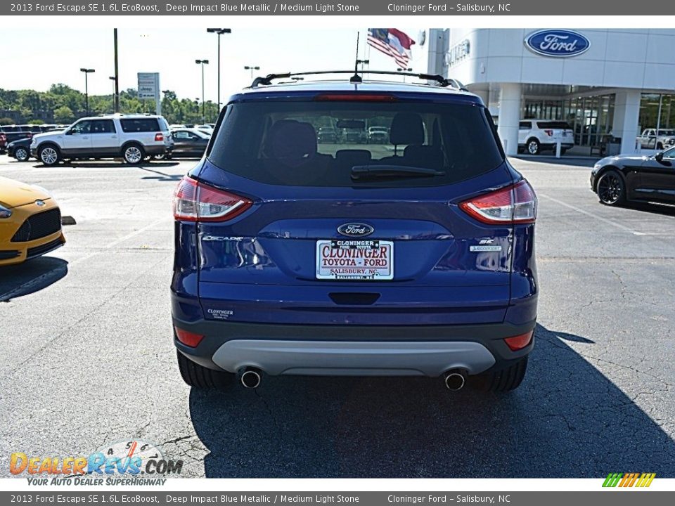 2013 Ford Escape SE 1.6L EcoBoost Deep Impact Blue Metallic / Medium Light Stone Photo #4