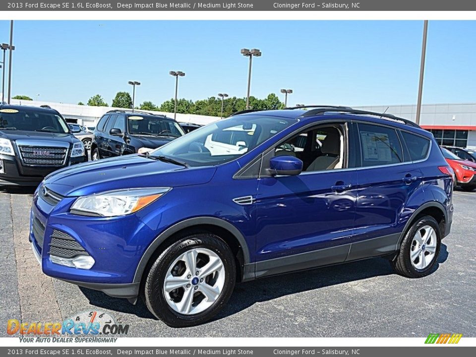 2013 Ford Escape SE 1.6L EcoBoost Deep Impact Blue Metallic / Medium Light Stone Photo #7