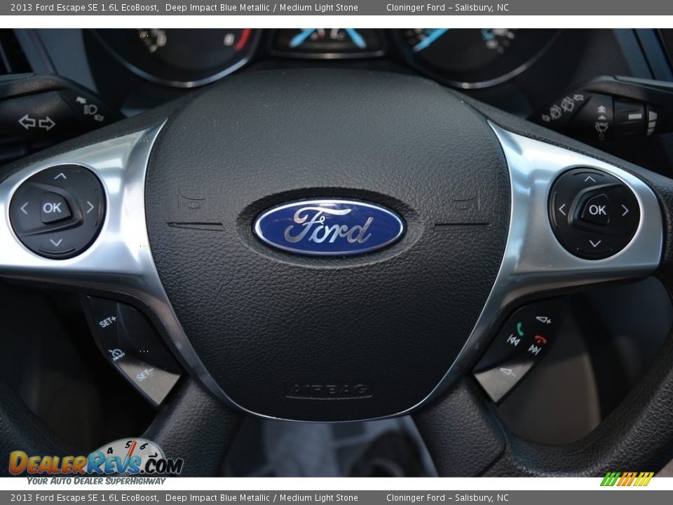 2013 Ford Escape SE 1.6L EcoBoost Deep Impact Blue Metallic / Medium Light Stone Photo #20