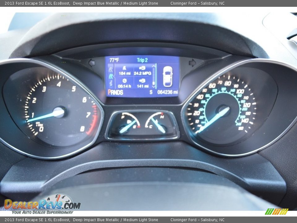 2013 Ford Escape SE 1.6L EcoBoost Deep Impact Blue Metallic / Medium Light Stone Photo #21
