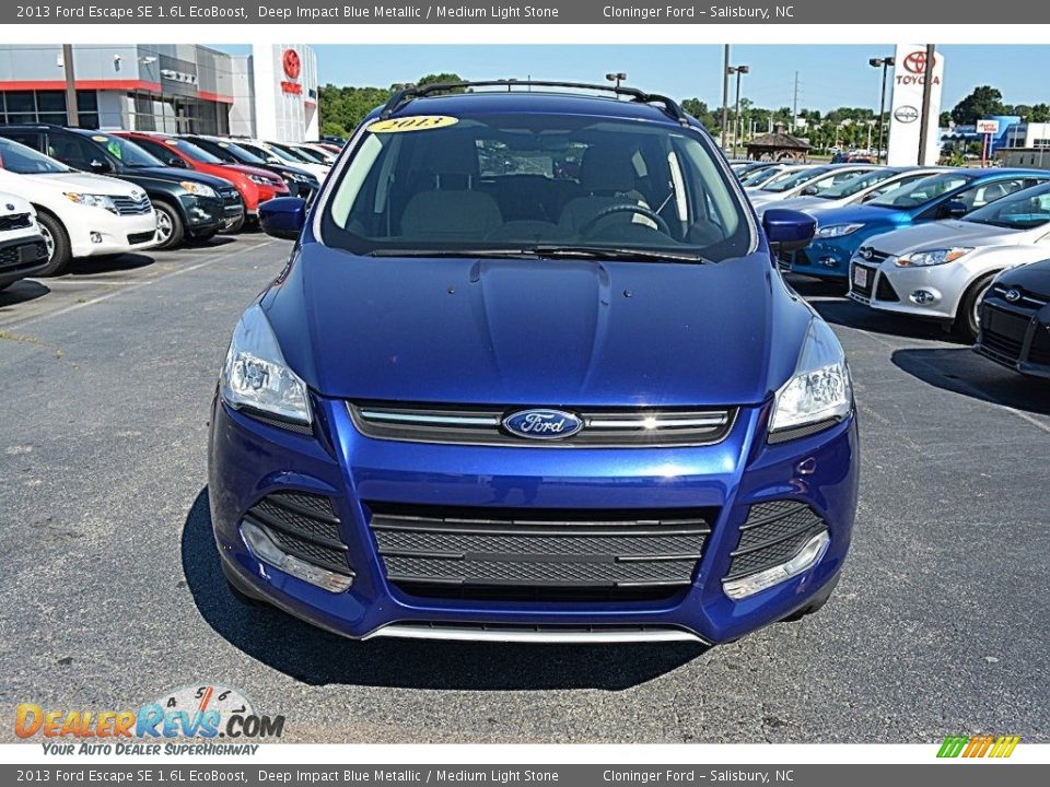 2013 Ford Escape SE 1.6L EcoBoost Deep Impact Blue Metallic / Medium Light Stone Photo #25