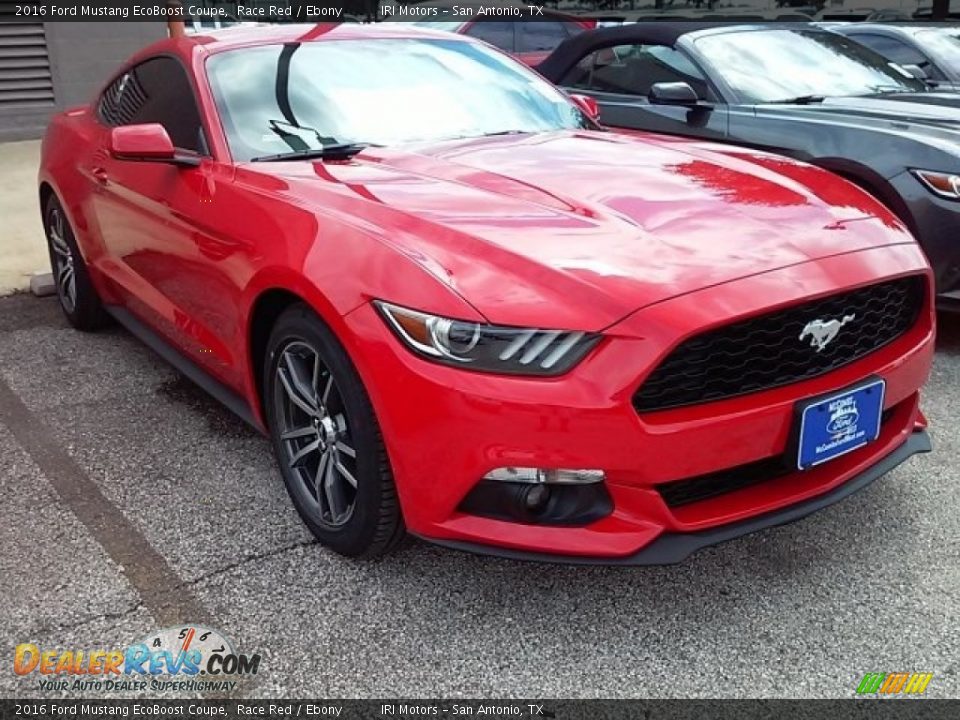 2016 Ford Mustang EcoBoost Coupe Race Red / Ebony Photo #1