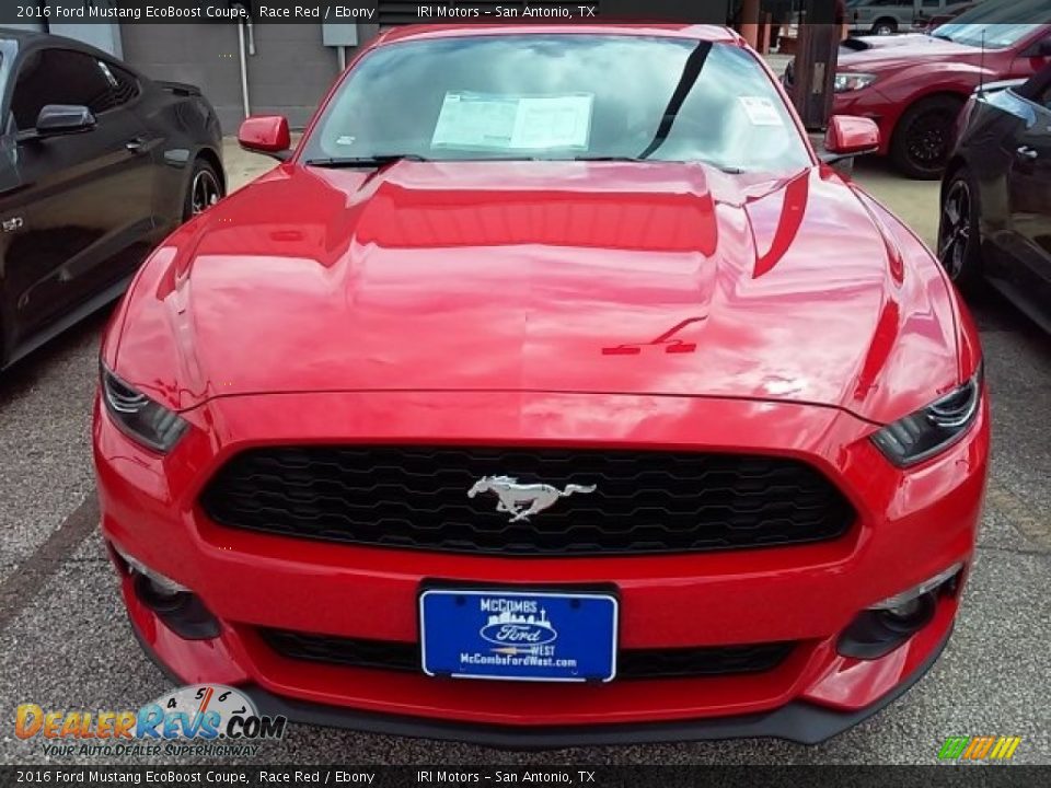2016 Ford Mustang EcoBoost Coupe Race Red / Ebony Photo #20