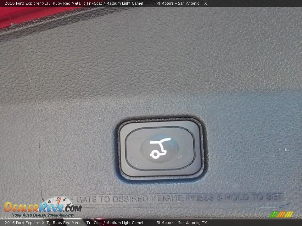 2016 Ford Explorer XLT Ruby Red Metallic Tri-Coat / Medium Light Camel Photo #12