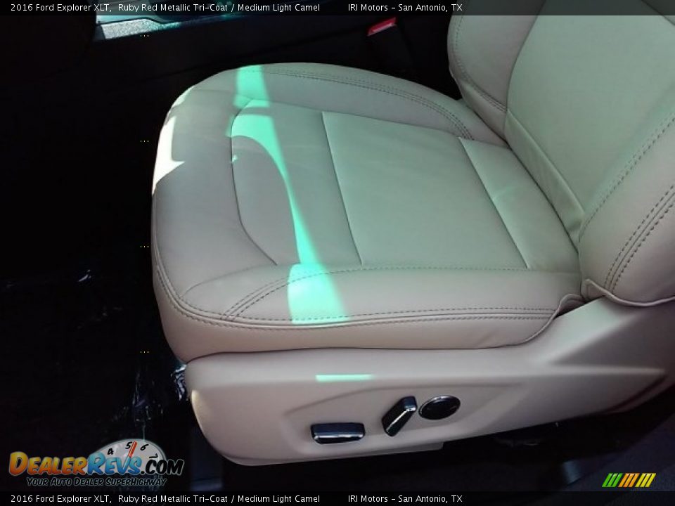 2016 Ford Explorer XLT Ruby Red Metallic Tri-Coat / Medium Light Camel Photo #22