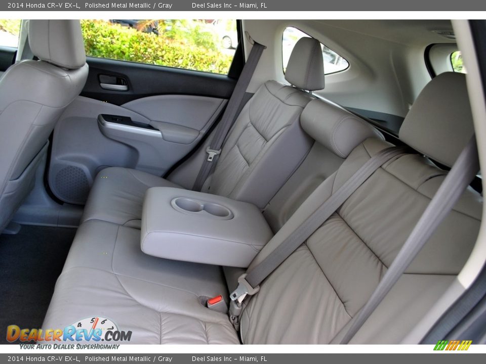 2014 Honda CR-V EX-L Polished Metal Metallic / Gray Photo #12