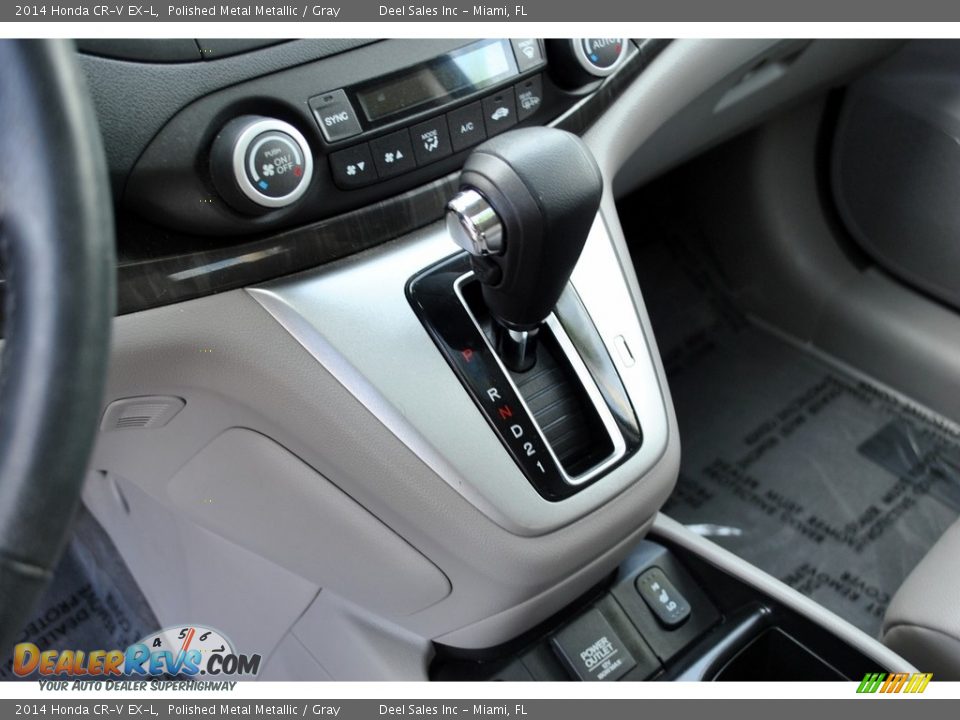 2014 Honda CR-V EX-L Polished Metal Metallic / Gray Photo #15
