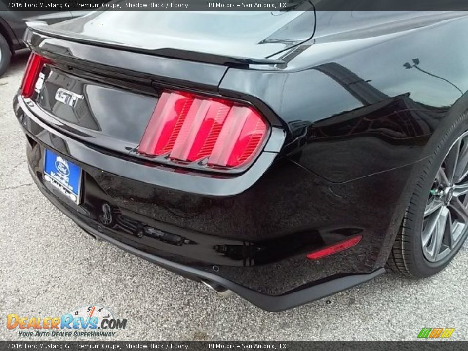 2016 Ford Mustang GT Premium Coupe Shadow Black / Ebony Photo #27
