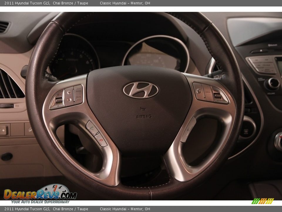 2011 Hyundai Tucson GLS Chai Bronze / Taupe Photo #6