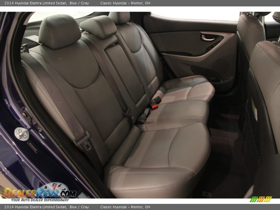 2014 Hyundai Elantra Limited Sedan Blue / Gray Photo #11