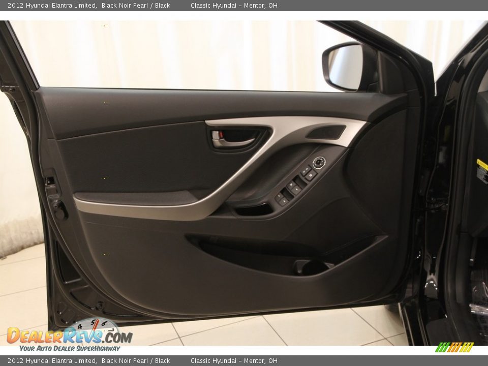 2012 Hyundai Elantra Limited Black Noir Pearl / Black Photo #4