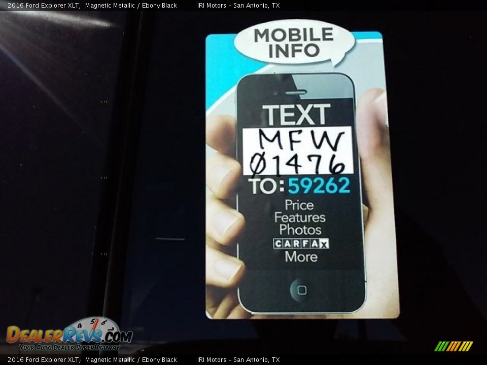 2016 Ford Explorer XLT Magnetic Metallic / Ebony Black Photo #2