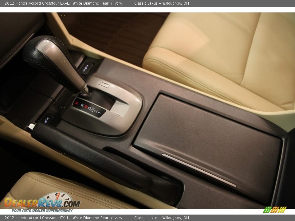 2012 Honda Accord Crosstour EX-L White Diamond Pearl / Ivory Photo #15