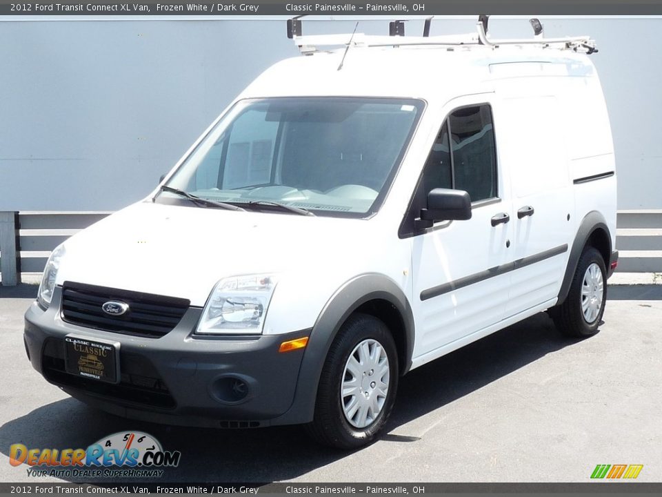 2012 Ford Transit Connect XL Van Frozen White / Dark Grey Photo #1