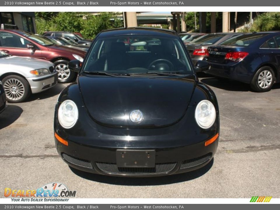 2010 Volkswagen New Beetle 2.5 Coupe Black / Black Photo #2