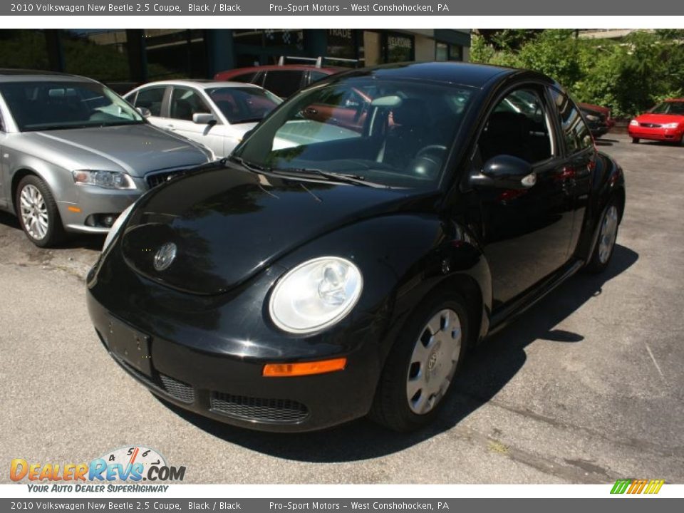 2010 Volkswagen New Beetle 2.5 Coupe Black / Black Photo #5