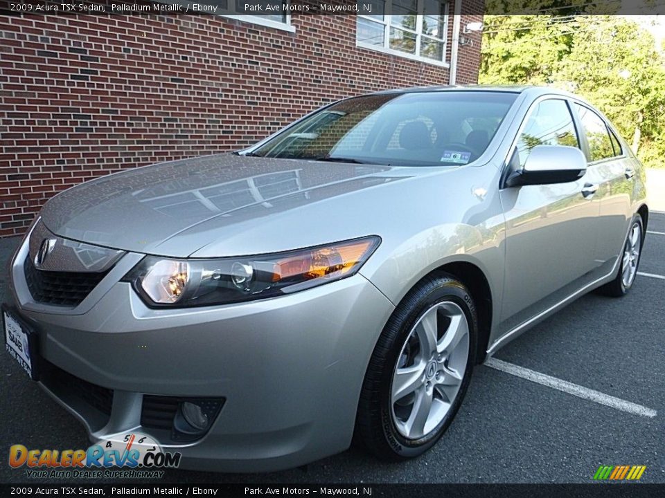 2009 Acura TSX Sedan Palladium Metallic / Ebony Photo #1