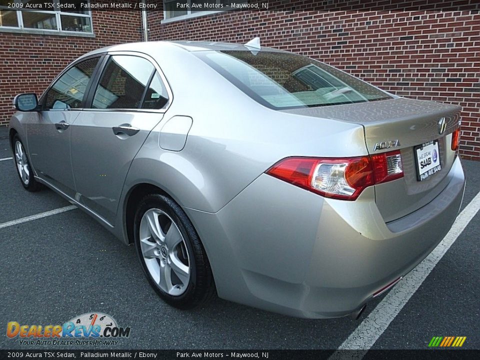 2009 Acura TSX Sedan Palladium Metallic / Ebony Photo #3