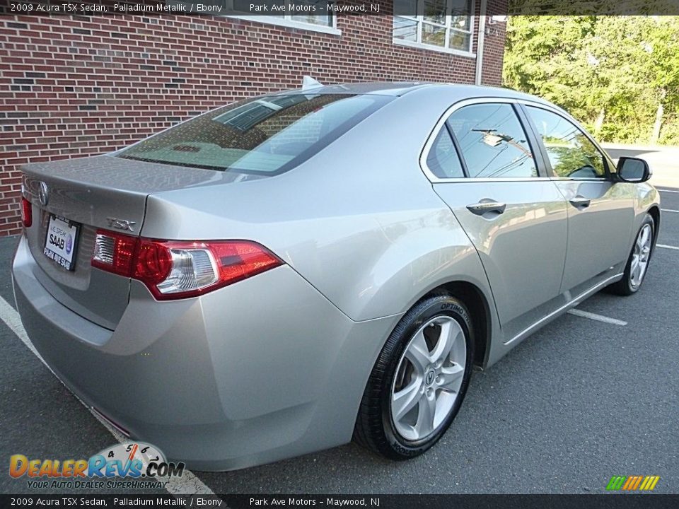 2009 Acura TSX Sedan Palladium Metallic / Ebony Photo #5