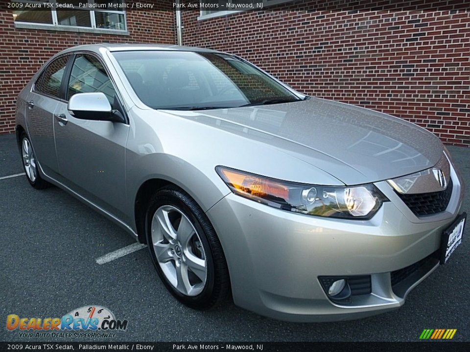 2009 Acura TSX Sedan Palladium Metallic / Ebony Photo #7