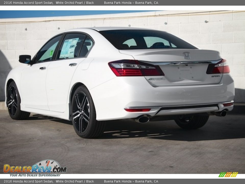 2016 Honda Accord Sport Sedan White Orchid Pearl / Black Photo #2