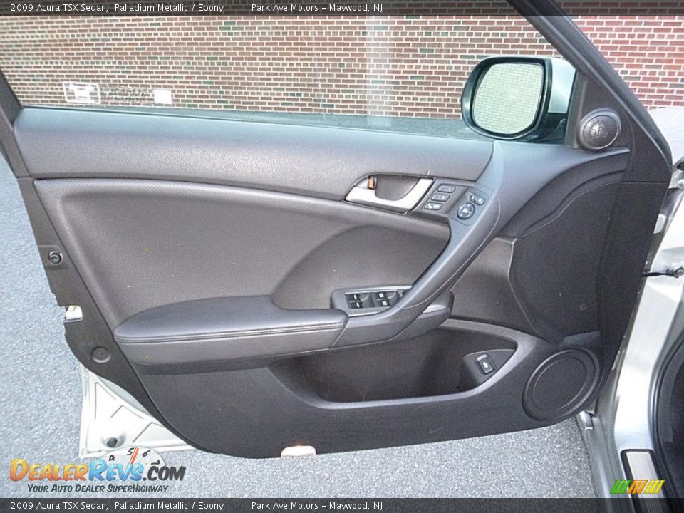 2009 Acura TSX Sedan Palladium Metallic / Ebony Photo #10