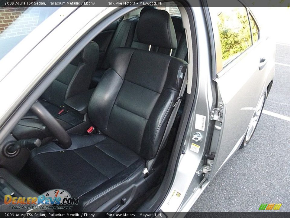 2009 Acura TSX Sedan Palladium Metallic / Ebony Photo #11