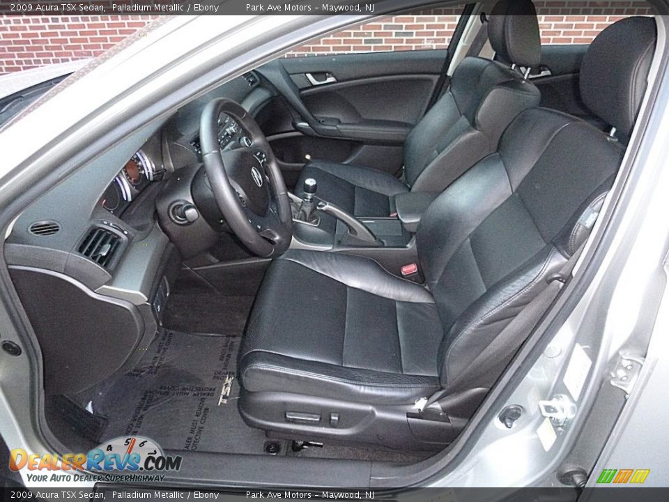 2009 Acura TSX Sedan Palladium Metallic / Ebony Photo #12