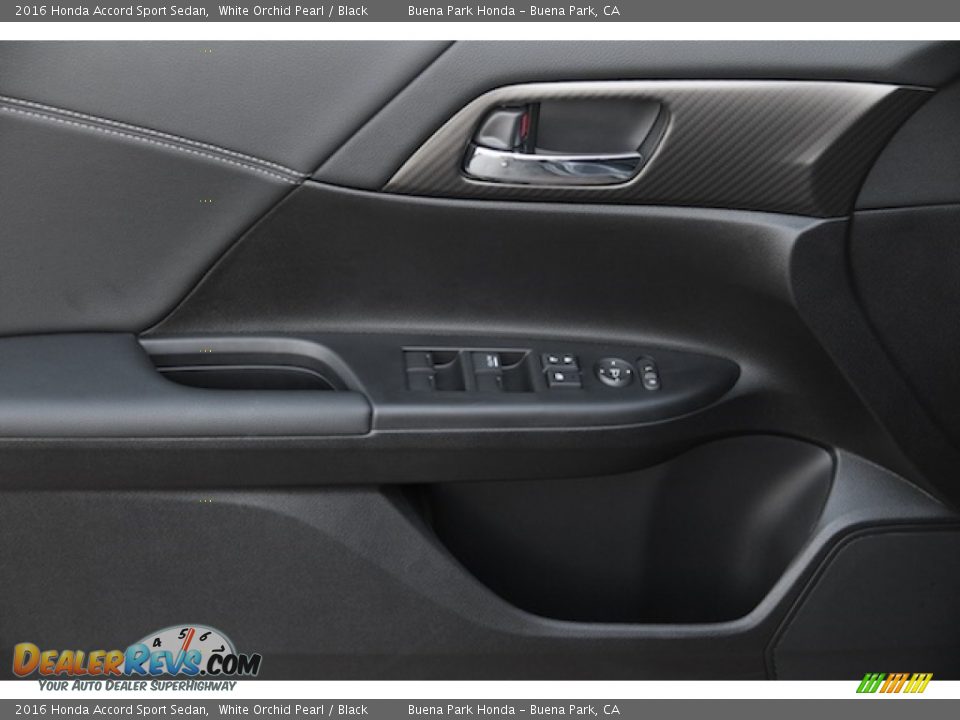 2016 Honda Accord Sport Sedan White Orchid Pearl / Black Photo #7