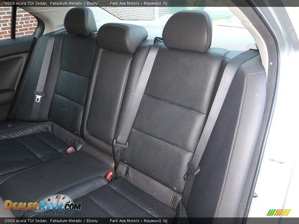2009 Acura TSX Sedan Palladium Metallic / Ebony Photo #14