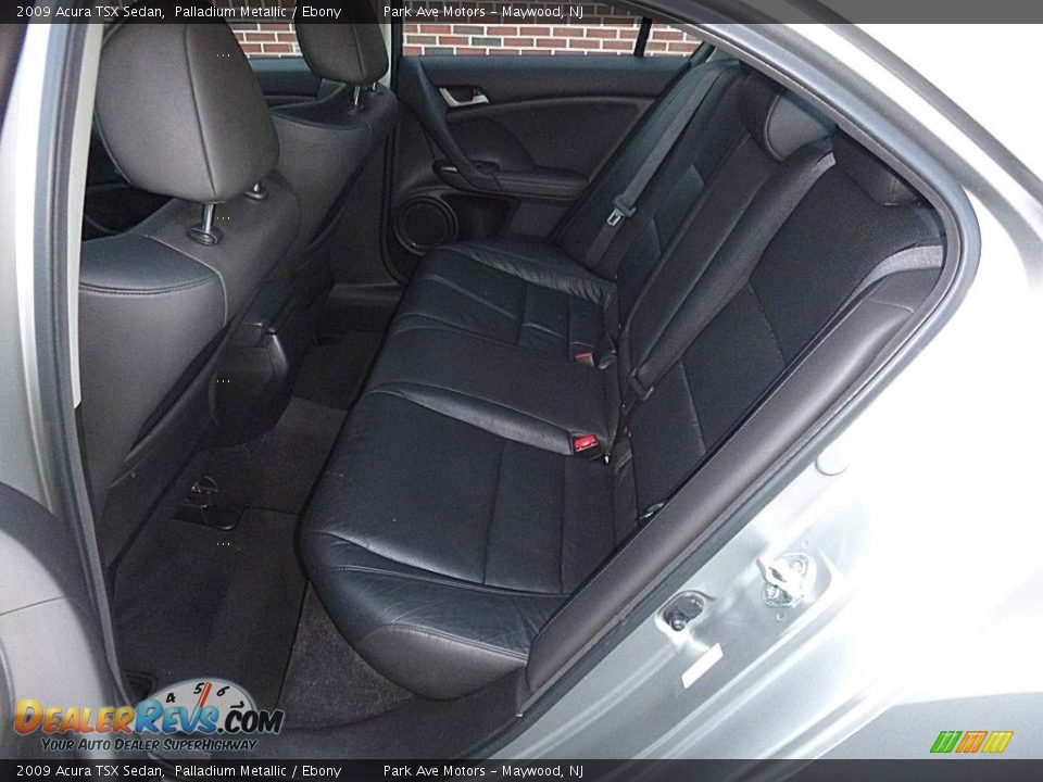 2009 Acura TSX Sedan Palladium Metallic / Ebony Photo #15