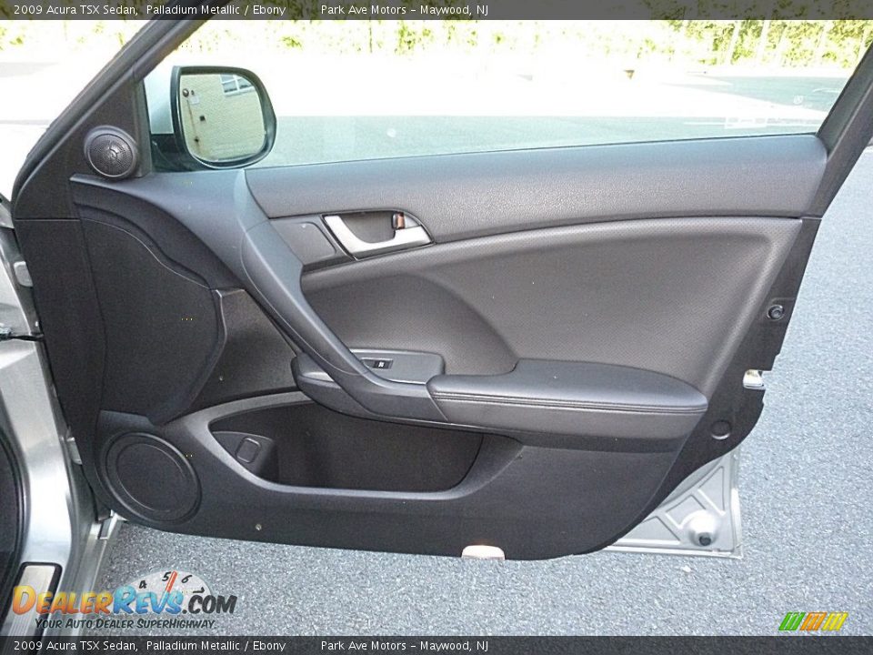 2009 Acura TSX Sedan Palladium Metallic / Ebony Photo #16