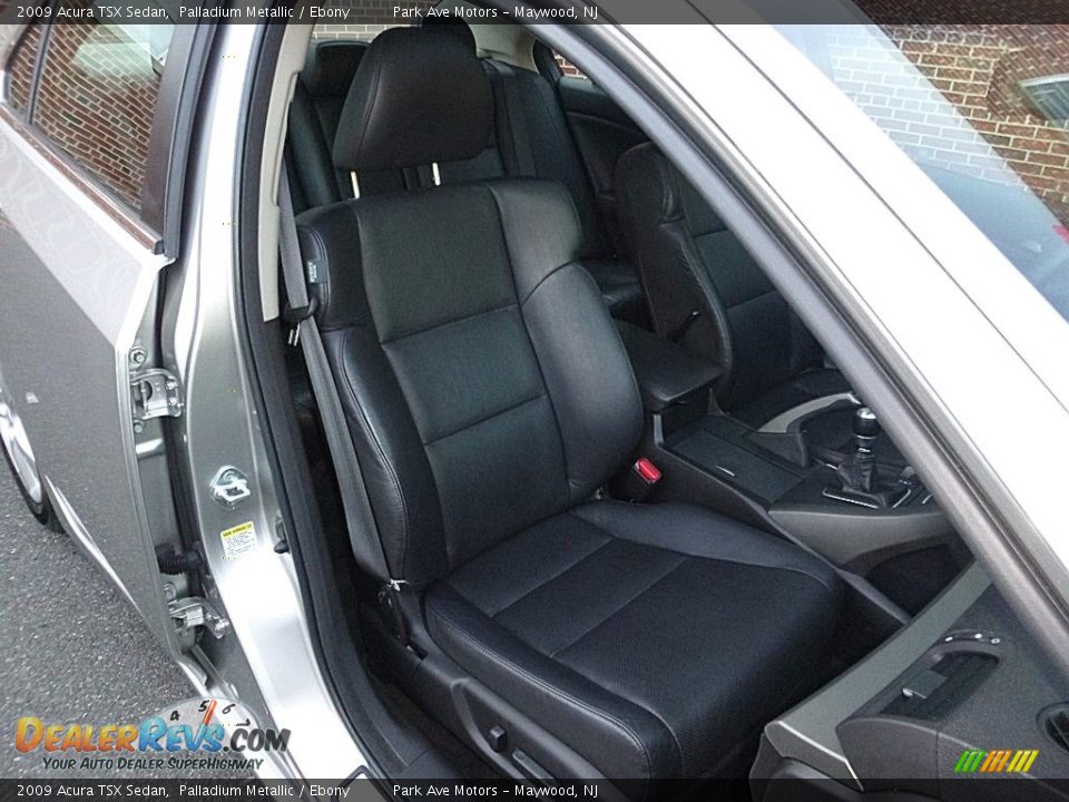 2009 Acura TSX Sedan Palladium Metallic / Ebony Photo #17