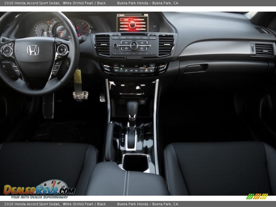 2016 Honda Accord Sport Sedan White Orchid Pearl / Black Photo #12