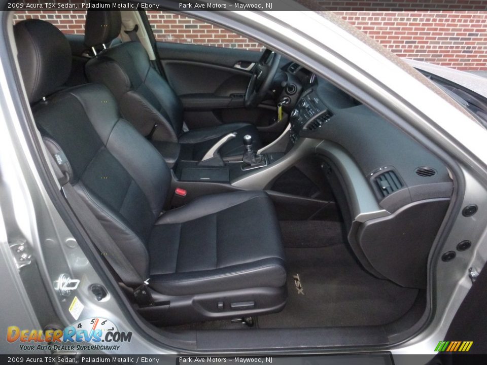 2009 Acura TSX Sedan Palladium Metallic / Ebony Photo #18