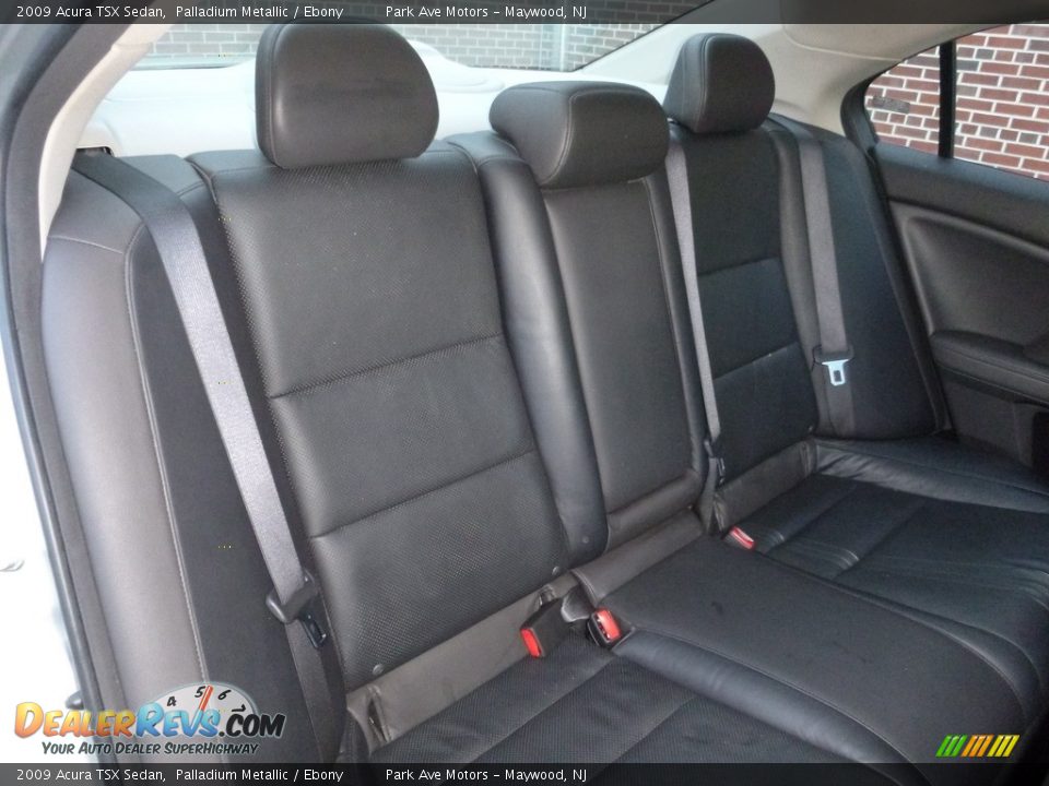 2009 Acura TSX Sedan Palladium Metallic / Ebony Photo #20