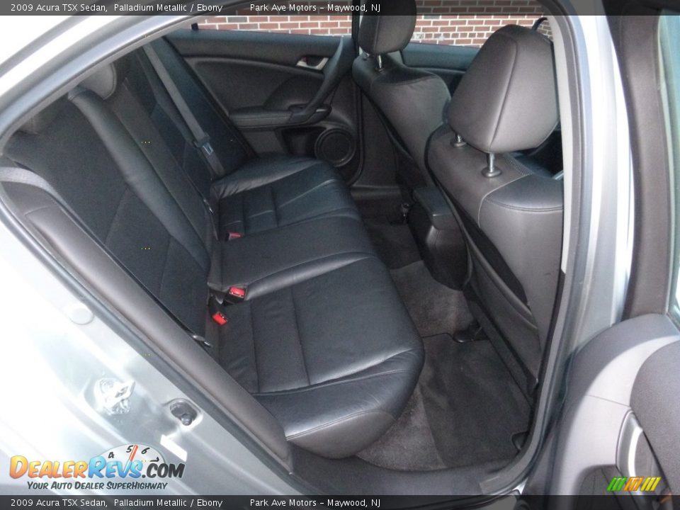 2009 Acura TSX Sedan Palladium Metallic / Ebony Photo #21