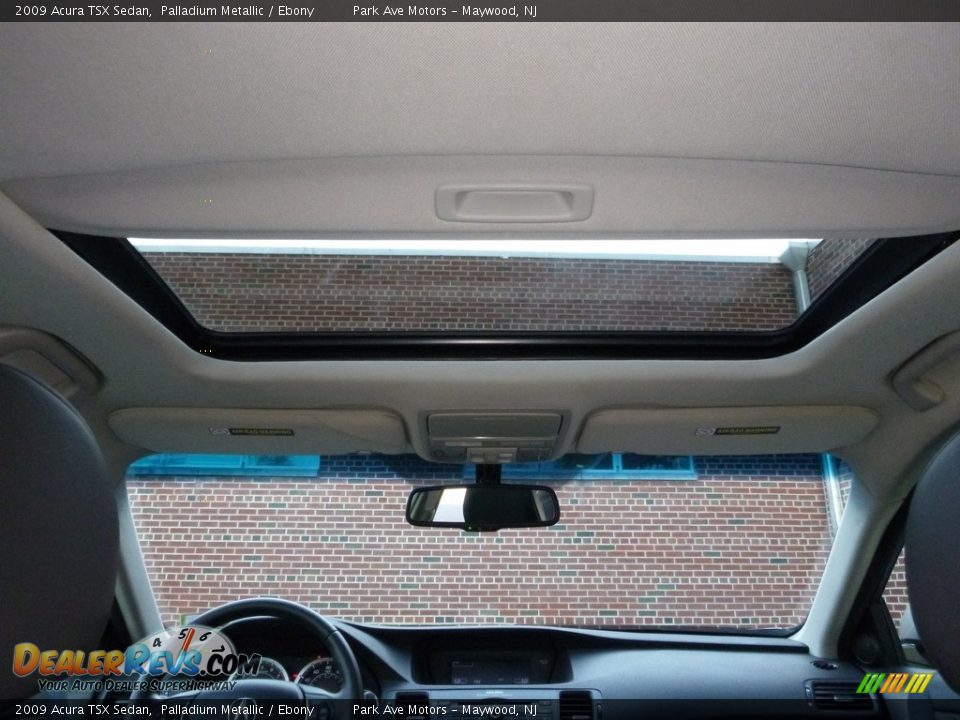 2009 Acura TSX Sedan Palladium Metallic / Ebony Photo #22